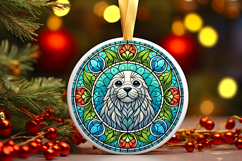 Round Christmass Ornament PNG Product Image 1