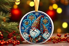 Round Christmass Ornament PNG Product Image 1