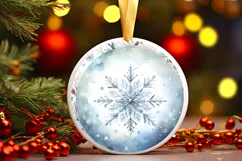 Round Christmass Ornament PNG Product Image 1