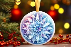 Round Christmas Ornament Sublimation|Clipart Product Image 3