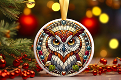 Round Christmass Ornament PNG Product Image 1
