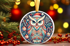 Round Christmass Ornament PNG Product Image 1