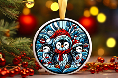Round Christmass Ornament PNG Product Image 1