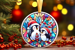 Round Christmass Ornament PNG Product Image 1