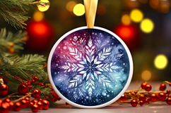 Round Christmass Ornament PNG Product Image 1