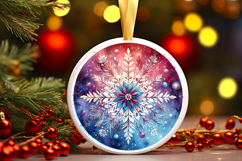Round Christmass Ornament PNG Product Image 1