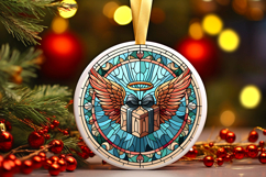 Round Christmass Ornament PNG Product Image 1