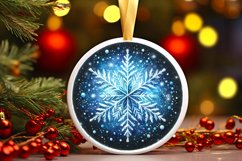 Round Christmas Ornament Sublimation|Clipart Product Image 3