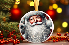 Round Christmass Ornament PNG Product Image 1