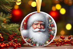 Round Christmass Ornament PNG Product Image 1