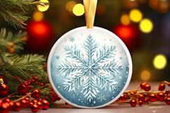 Round Christmass Ornament PNG Product Image 1