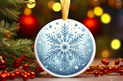 Round Christmass Ornament PNG Product Image 1