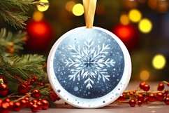 Round Christmas Ornament Sublimation|Clipart Product Image 3