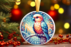 Round Christmass Ornament PNG Product Image 1
