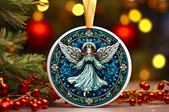 Round Christmass Ornament PNG Product Image 1