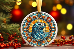 Round Christmass Ornament PNG Product Image 1