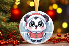 Round Christmass Ornament PNG Product Image 1