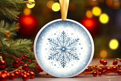 Round Christmass Ornament PNG Product Image 1