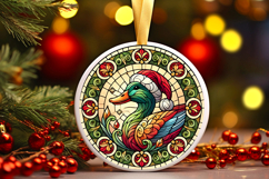 Round Christmass Ornament PNG Product Image 1