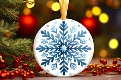 Round Christmas Ornament Sublimation|Clipart Product Image 3