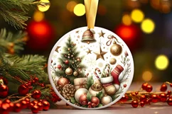 Snowflake Warm Wishes Sublimation PNG Product Image 3