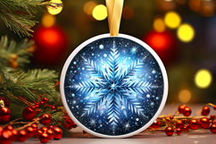 Round Christmass Ornament PNG Product Image 1