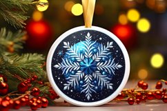 Round Christmas Ornament Sublimation|Clipart Product Image 3