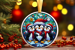 Round Christmass Ornament PNG Product Image 1