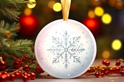 Round Christmas Ornament Sublimation|Clipart Product Image 3