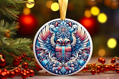 Round Christmass Ornament PNG Product Image 1