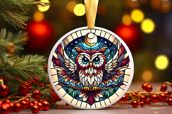 Round Christmass Ornament PNG Product Image 1