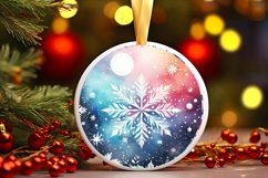 Round Christmas Ornament Sublimation|Clipart Product Image 3