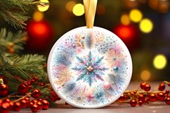 Round Christmas Ornament Sublimation|Clipart Product Image 3