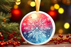 Round Christmas Ornament Sublimation|Clipart Product Image 3