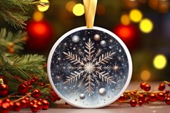 Round Christmas Ornament Sublimation|Clipart Product Image 3