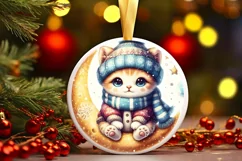 Cute Digital Painting Featuring Cute Baby Kitten PNG Product Image 3
