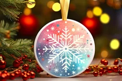 Colorful Pastel Watercolor Christmas Image Featuring Product Image 3