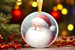 Santa Christmas Ornament PNG Product Image 3