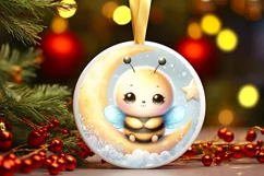 Cute Baby Bee Digital Painting PNG Product Image 3