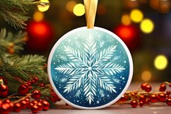 Round Christmas Ornament Sublimation|Clipart Product Image 3