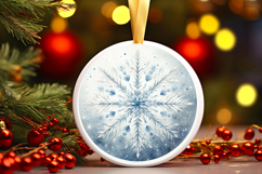 Round Christmass Ornament PNG Product Image 1