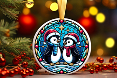 Round Christmass Ornament PNG Product Image 1