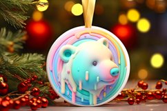 Christmas Polar Bear PNG Product Image 3