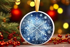 Round Christmas Ornament Sublimation|Clipart Product Image 3