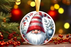 Watercolor Gnome Christmas PNG Product Image 3