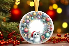 Adorable Winter Cat Christmas PNG Product Image 3
