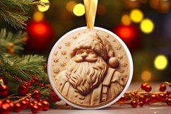 3D Santa Melting Winter PNG Product Image 3