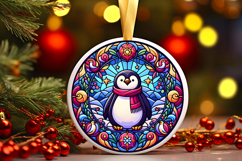 Round Christmass Ornament PNG Product Image 1