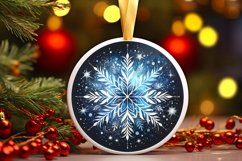 Round Christmas Ornament Sublimation|Clipart Product Image 3