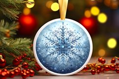 Round Christmas Ornament Sublimation|Clipart Product Image 3